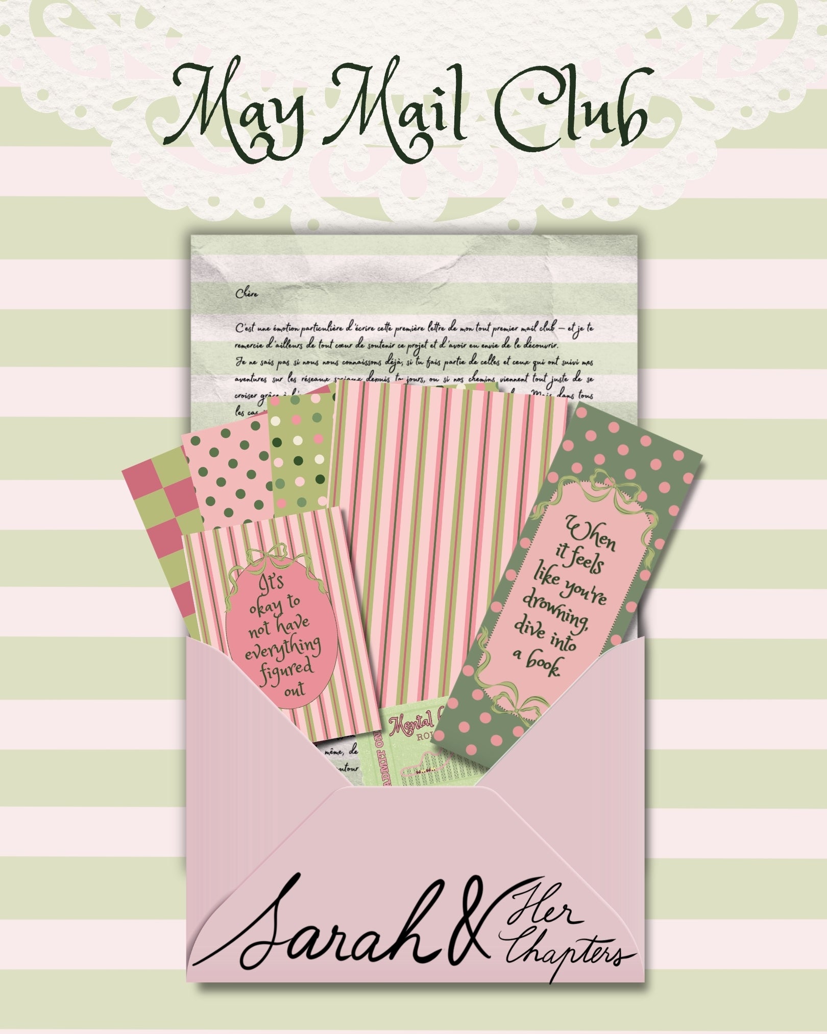 Sarah & Her Chapters MAIL CLUB (Journal version)